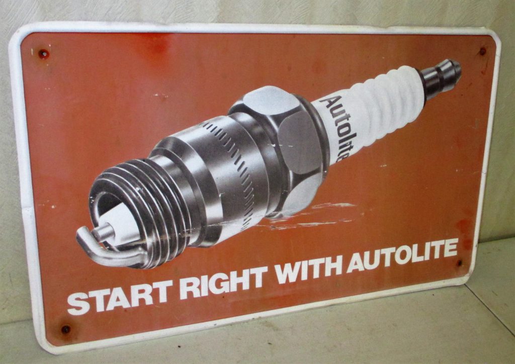 111: Autolite Spark Plug Sign