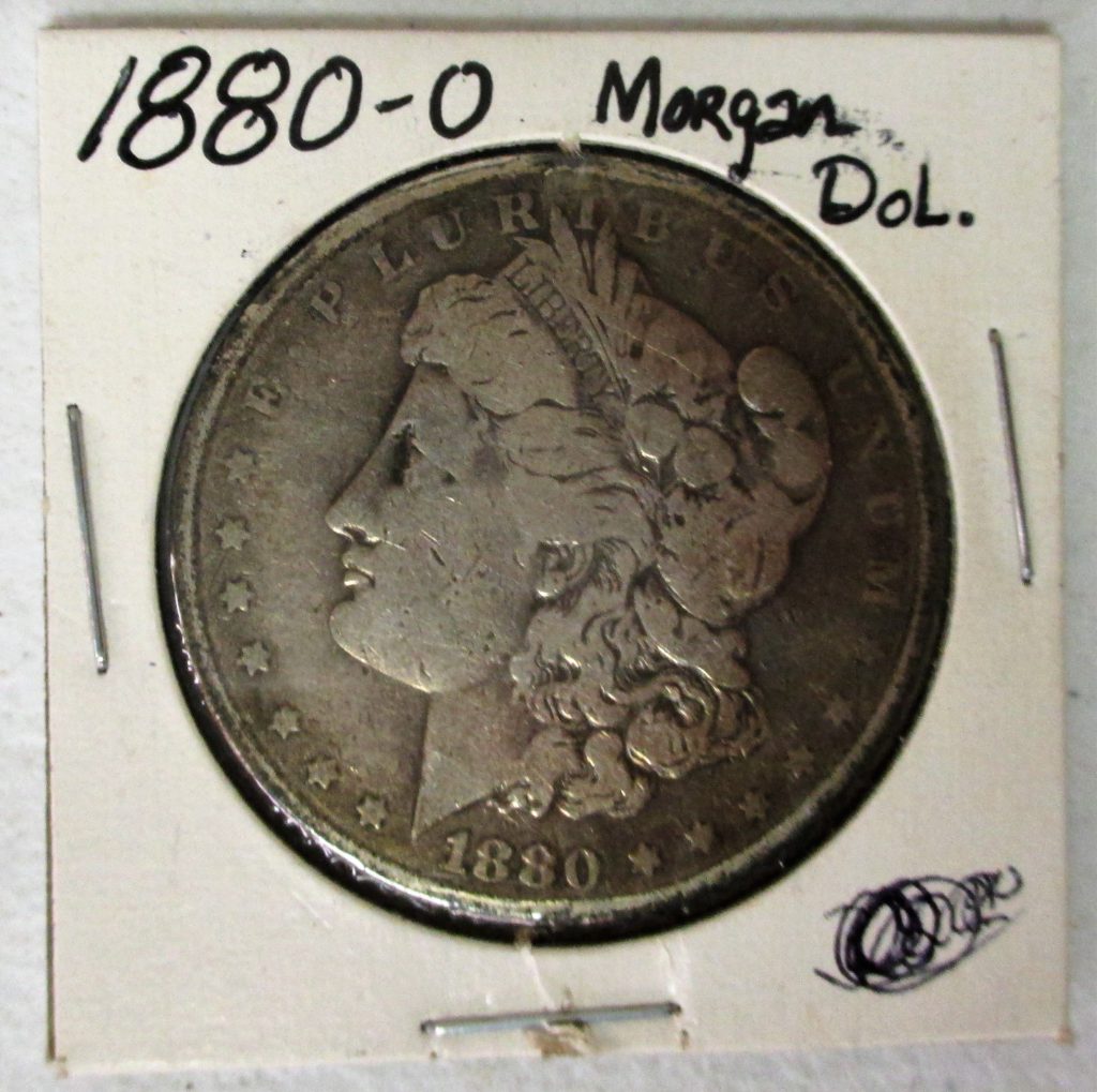 39: 1880 O Morgan Silver Dollar