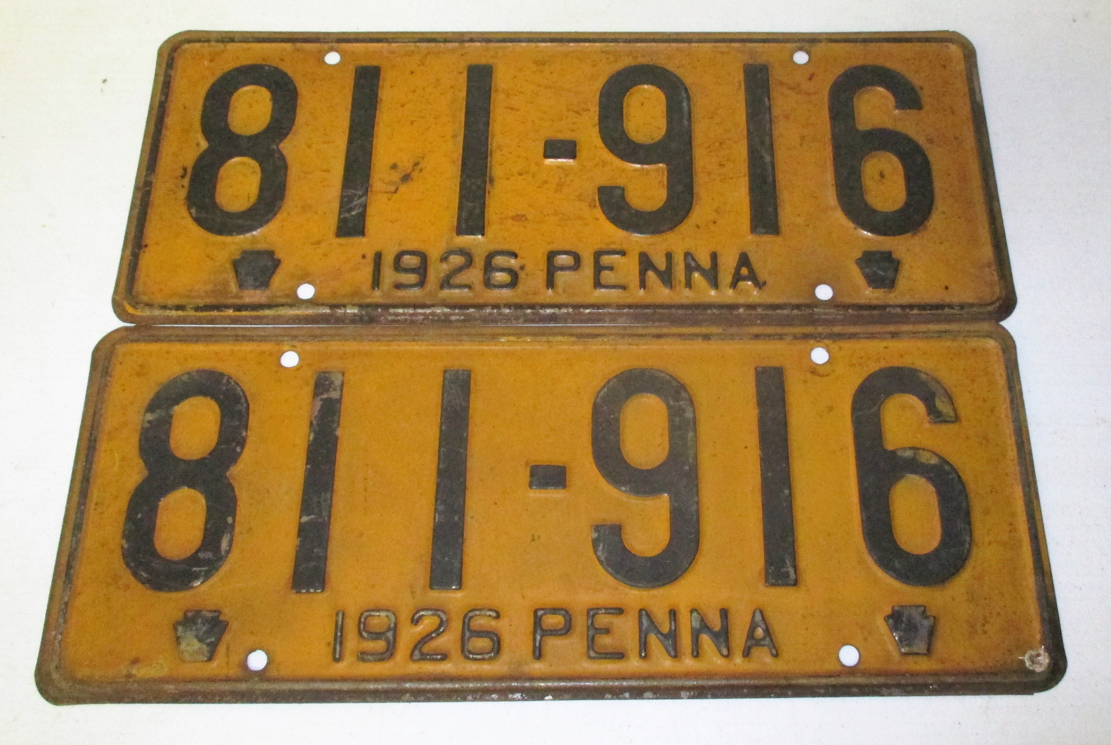 43: 1926 License Plates