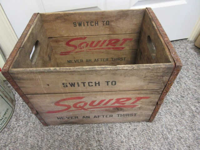 Squirt Soda Crate (wood)