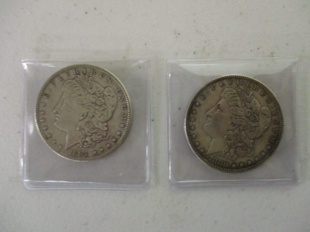 Lot 12: 1880 And 1884 Morgan Dollars (by The Piece, Take 2)