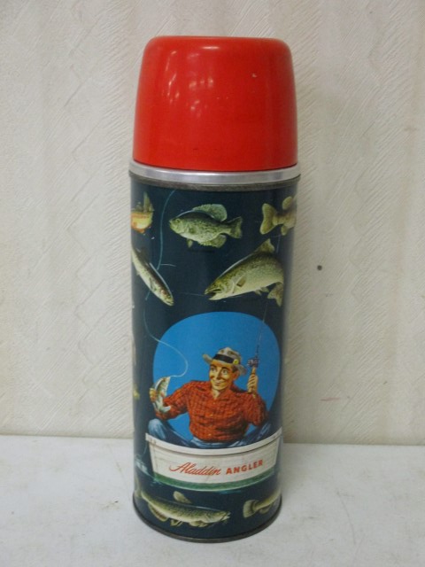 Lot 120: Aladdin Angler Thermos (hard To Find)