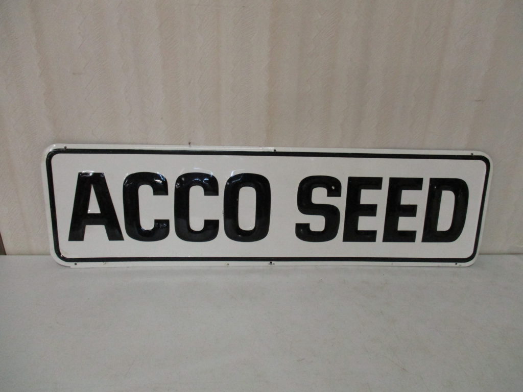 Lot 129: ACCO Seed Sign - SST