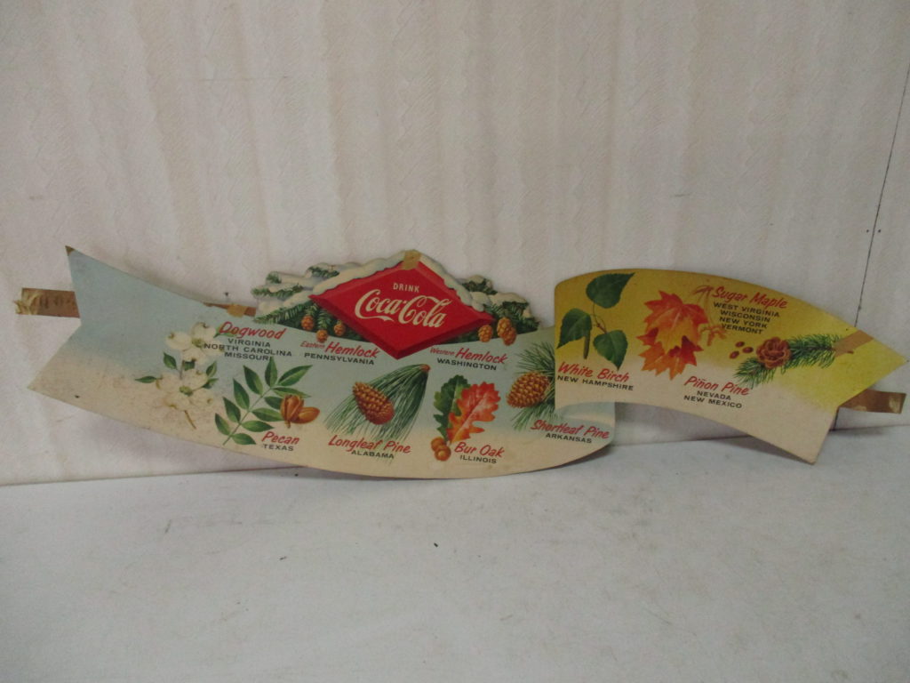 Lot 170: Coca-Cola Cardboard State Tree Display