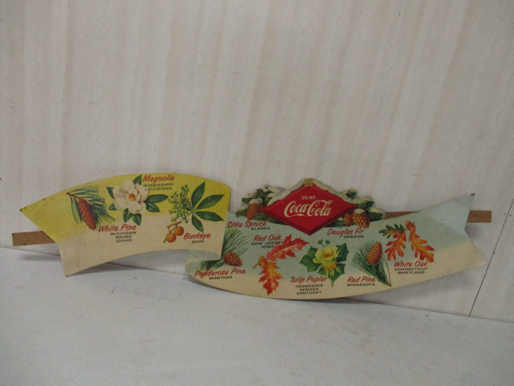 Lot 175: Coca-Cola Cardboard State Tree Display