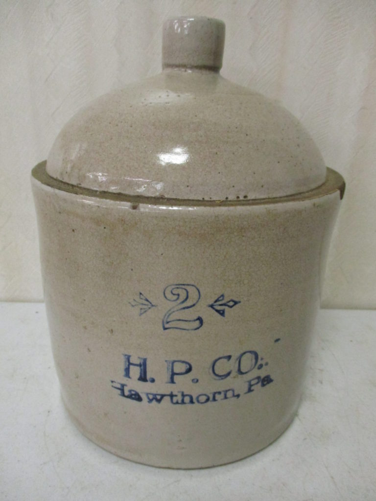 Lot 188: HP 2 Gallon Hawthorne Crock