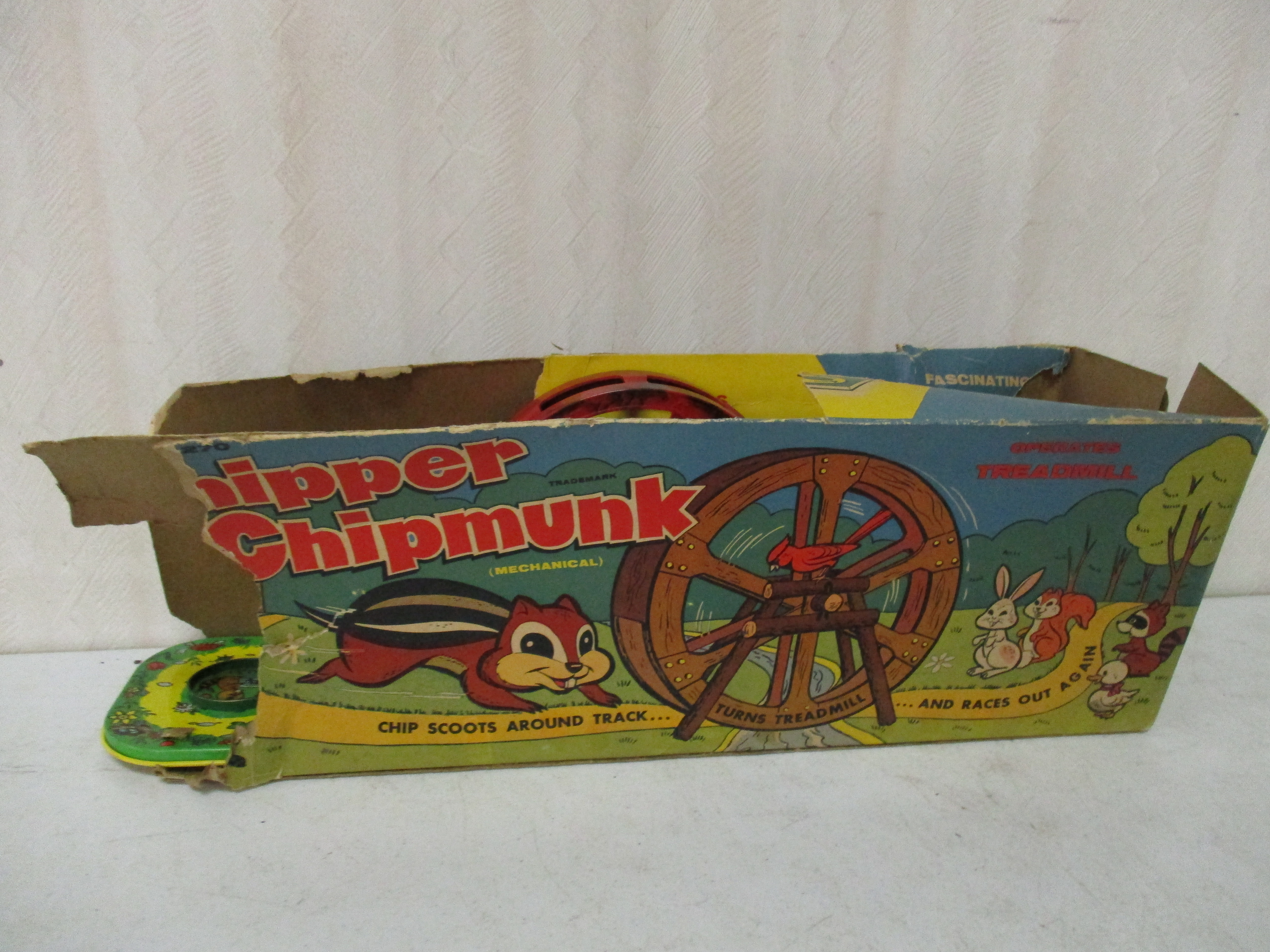 Lot 207: Chipper Chipmunk Treadmill Toy