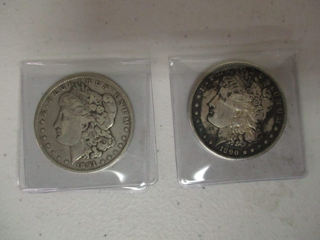 Lot 24: 1890 And 1891 Morgans (by The Piece, Take 2)