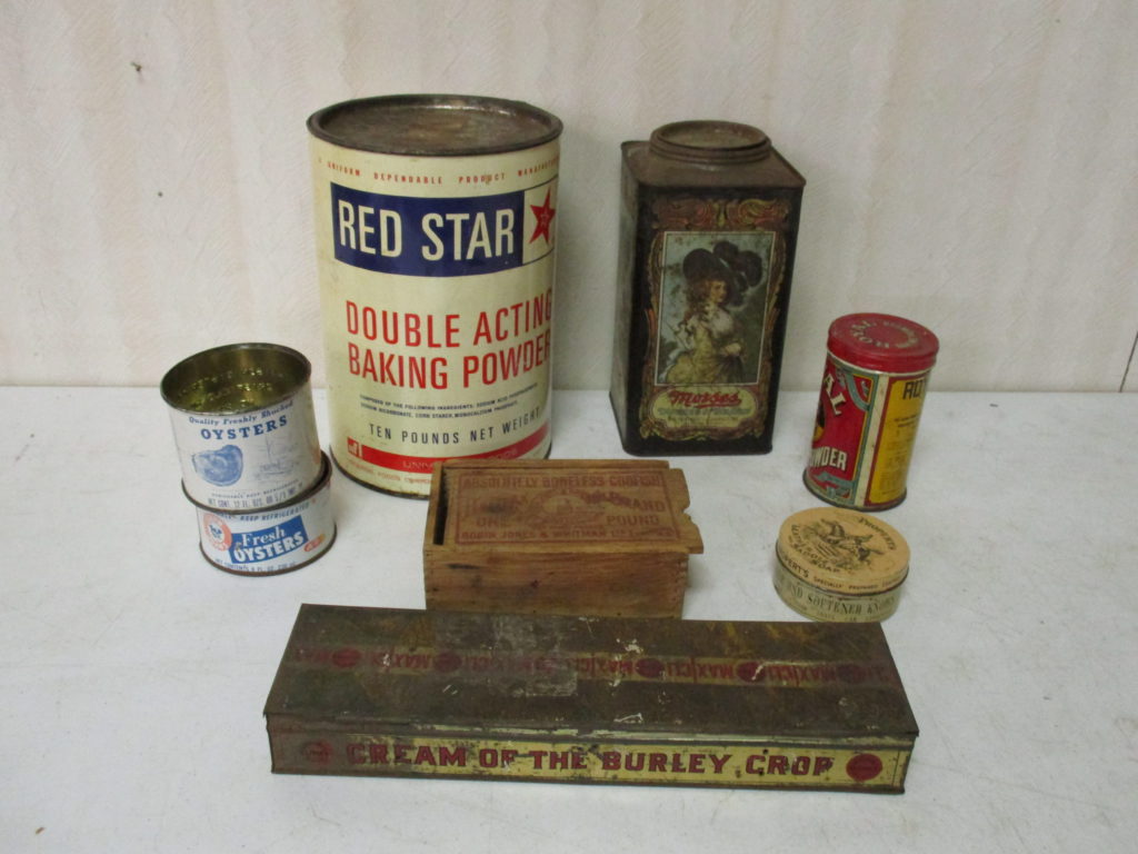 Lot 243: Flat Of Misc Tins