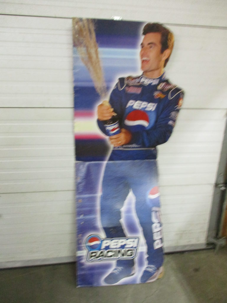 Lot 258: Pepsi Cardboard Display - Gordon Evernham - Nascar