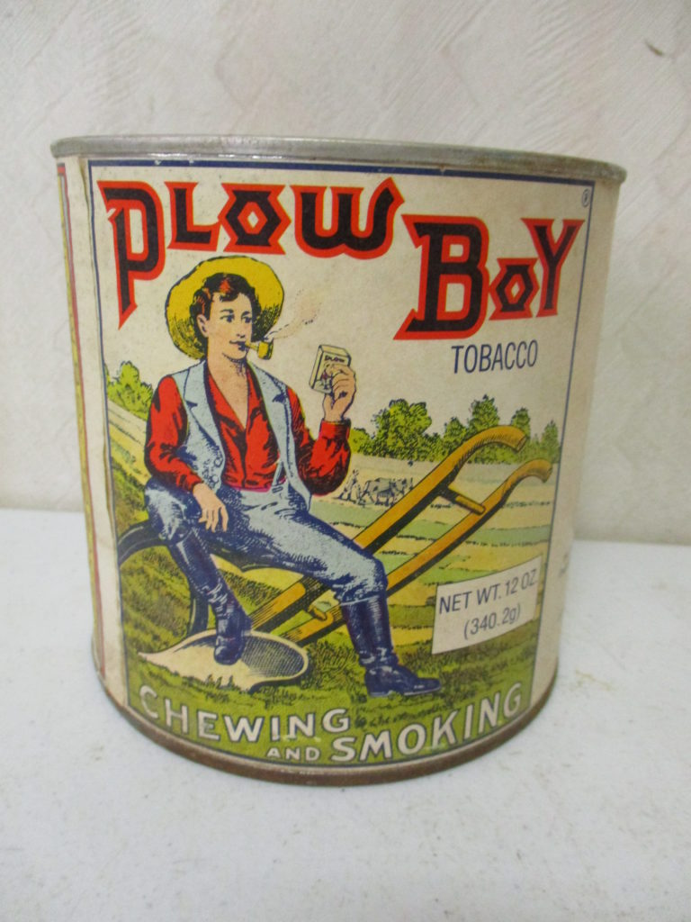 Lot 76: Plowboy Tobacco Container