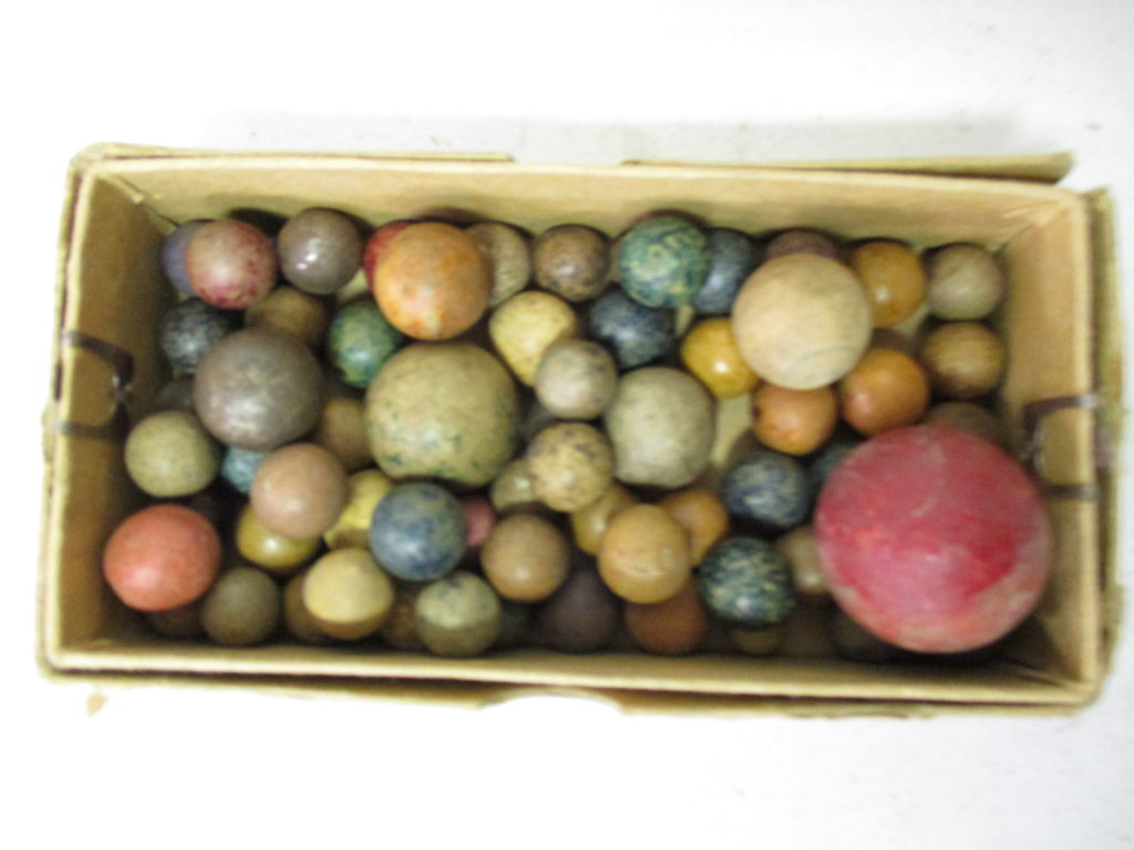 Lot 77: Clay Marbles
