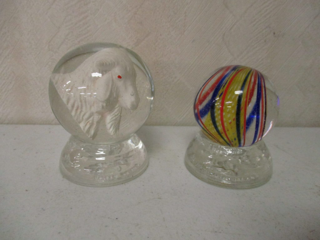 Lot 79: (2) Large Marbles