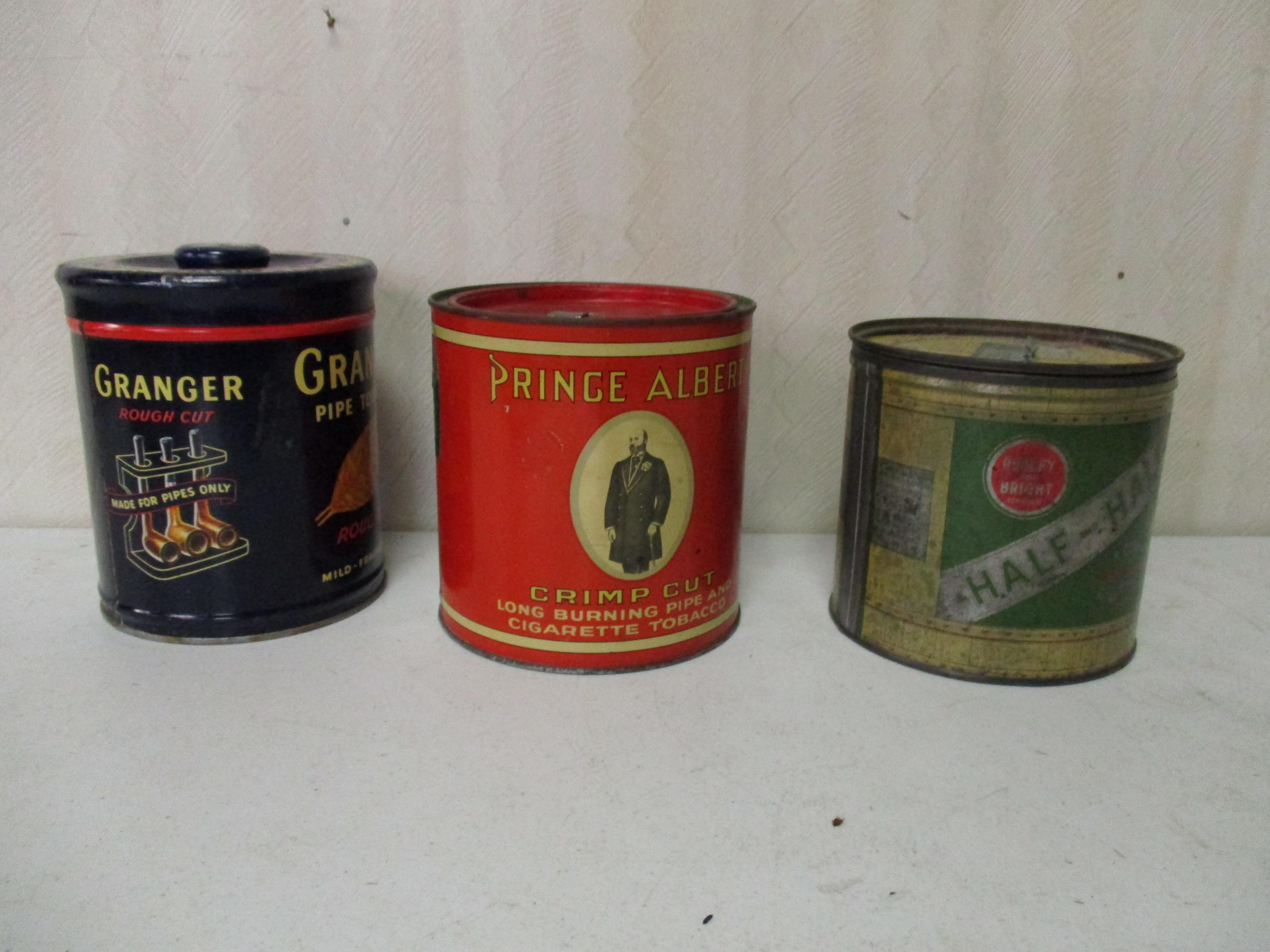 Lot 87: Prince Albert, Half And Half And Granger Tobacco Tins