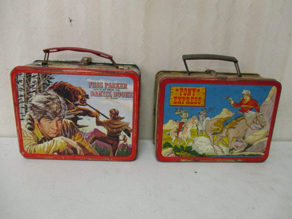 Lot 99: Daniel Boone And Pony Express Lunch Boxes